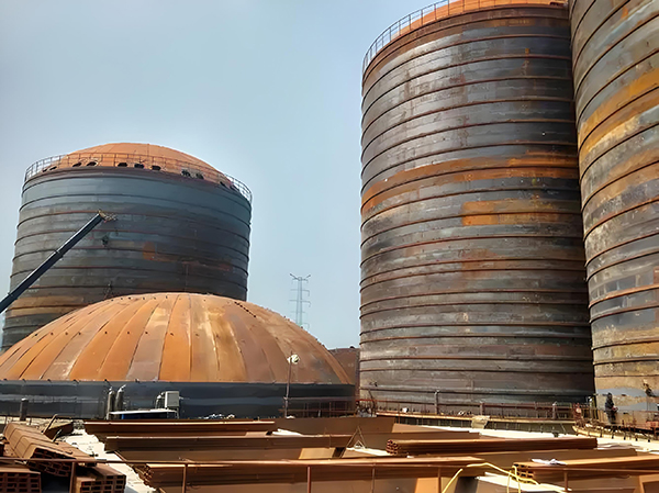 达尔罕茂明安联合焦粉钢板仓